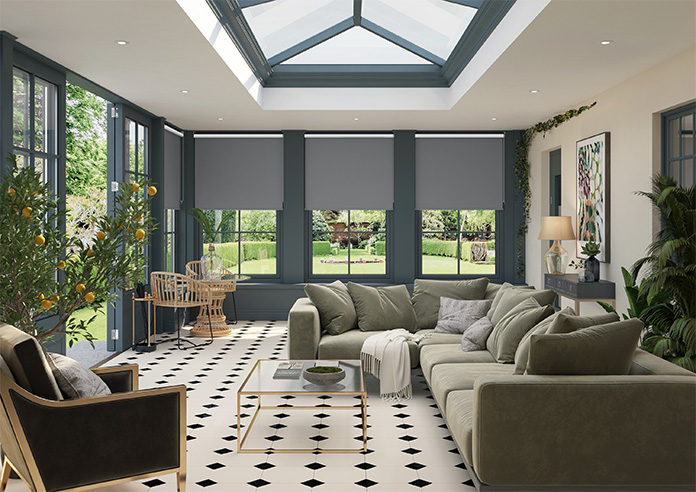 Rimini (FR Blackout), Lupa Grey - Roller Blind - Image 8